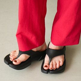 PAES|FLIPFLOP 01 フリップフロップ BLACK ブラック BASIC LINE 携帯袋付き トングサンダル 厚底 paes-01-flip-basic