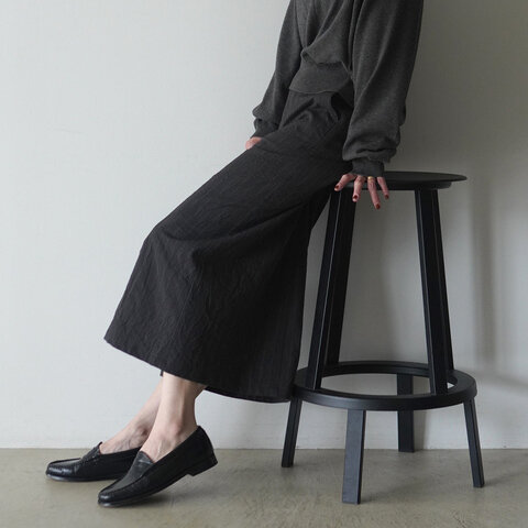 STILL BY HAND|ウールライク ミディアム スカート Aライン イージースカート ストライプ ボトムス SK01263WM スティルバイハンド