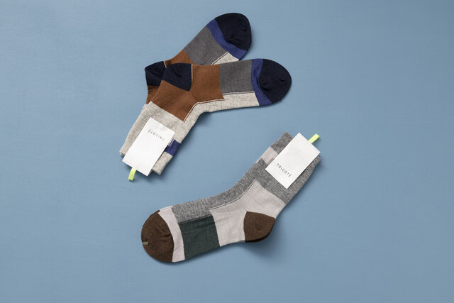 TRICOTE|COLOUR BLOCK SOCKS カラーブロックソックス