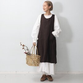 fog linen work|くらし舎別注 限定商品 オリジナルのリネンオーバーエプロン kurashisha fogitem