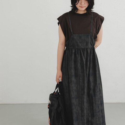 EKAL|『UR TECH』 ナイロンタッサーキャミワンピース