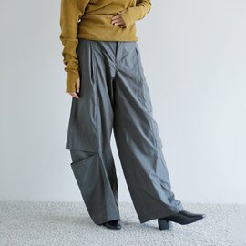 beautiful people|コットン テーパード イージー ワイドパンツ “Cotton suiting trompe loeil pants” 1545105014-ms