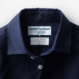James Mortimer｜アイリッシュヘビーリネン レギュラーカラーシャツ