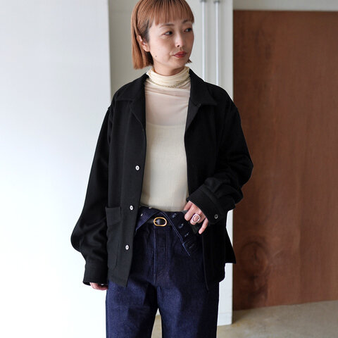 Luvourdays|カバーオールシャツ COVERALL SHIRTS 羽織 ライト ウールコート ジャケット LV-JK5309 ラブアワーデイズ