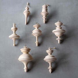 ANTRY|LUND luxe | 木製オーナメント 7個セット | クリスマスオーナメント | ウッドオーナメント