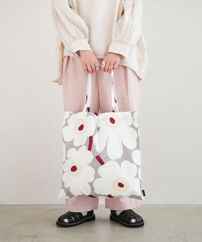 marimekko|【30%OFF】アジア限定 Unikko ファブリックバッグ Tote Bag トートバッグ 52249473390