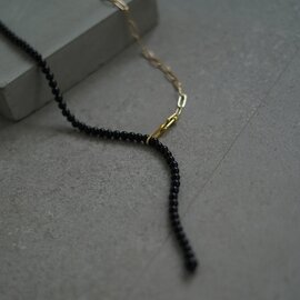 EO|オニキス ミックスチェーン ネックレス アクセサリー Onyx Mix Chain Necklace EO26AW-35 イオ