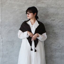 ynir|三角ニットスカーフ