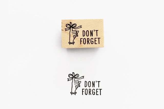 KNOOPWORKS｜DON'T FORGET｜スタンプ  ハンコ