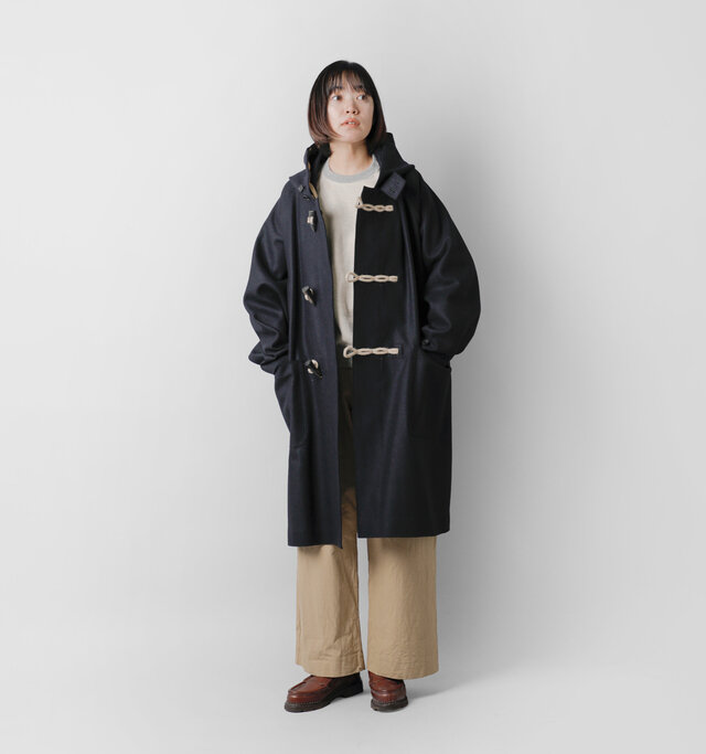 model saku：163cm / 43kg 
color : navy / size : 1