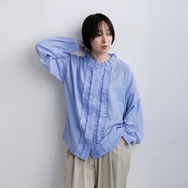 The Bagmati|コットン フリル シャツ am26s11