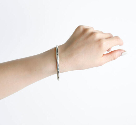 Indian Jewelry|indian jewelry インディアンジュエリー ナバホ シルバー925B バングル スタンプワーク
