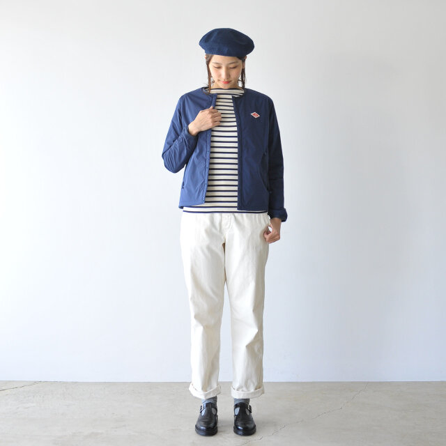 モデル:170cm / 54kg
color : navy / size : 36(Women's M)