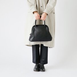 Ense｜キップレザー がま口 ショルダー バッグ Sサイズ “gamaguchi bag S” pens-502-kk