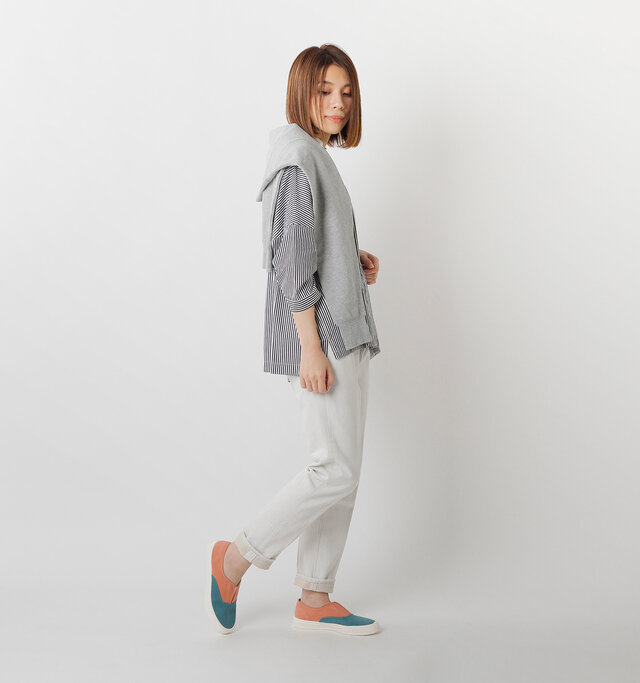 model mei:165cm / 50kg
color : pink green / size : 24.0㎝