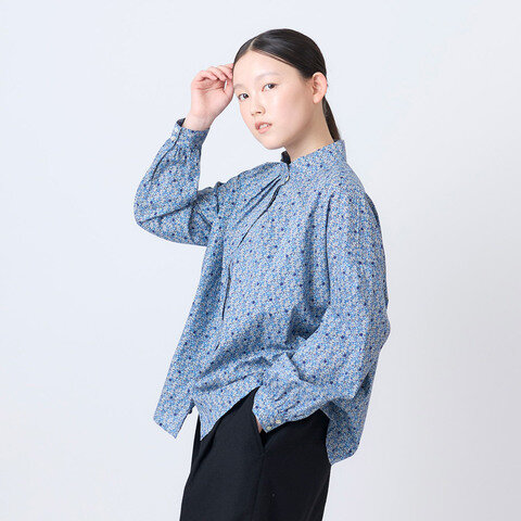 utilite|LIBERTY スタンドカラーシャツ