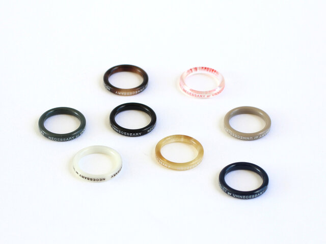 necessary or unnecessary｜BUTTON RING 2/指輪