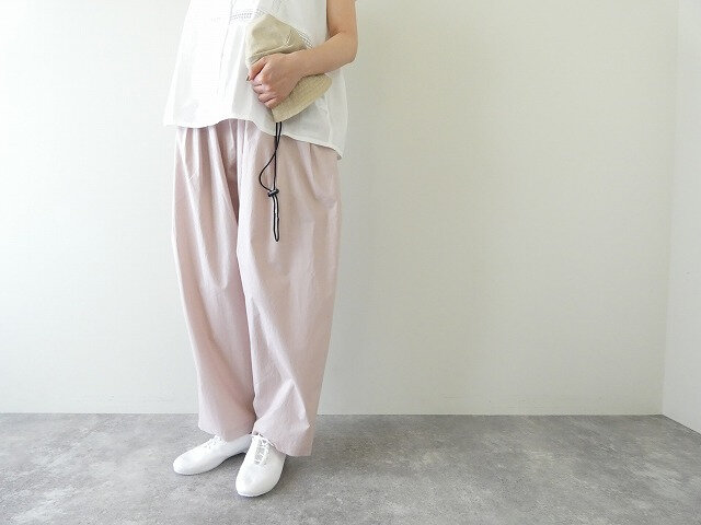 UNIVERSAL TISSU|【ご予約】ナチュラルタイプライターコクーンイージーパンツ(UT252PT002)