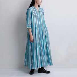 ne Quittez pas|コットンボイル ストライプ ワンピース Cotton Voile Stripe Panel Dress 010462pa3 2026aw新作