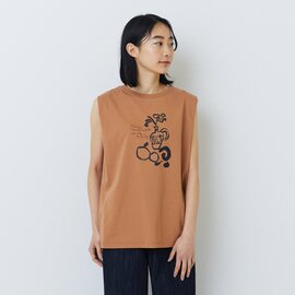 ADIEU TRISTESSE｜heso コラボレーションプリントノースリーブTシャツ