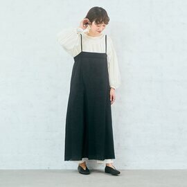 TUTIE.|【tomomiさんコラボ】コットンリネンボイルキャミソールワンピース|再販売