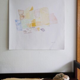 nunocoto｜ファブリックポスター：北アルプス、雲ノ平の大岩（川原真由美）