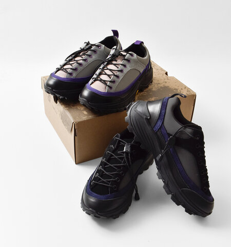 yuers|カウレザー クイックレース ビブラムソール トレッキングシューズ “LEAVES” yu25c005