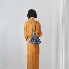 Suno&Morrison｜#100 Khadi Printed Drawstring Bag  [ バッグ・ポーチ ]
