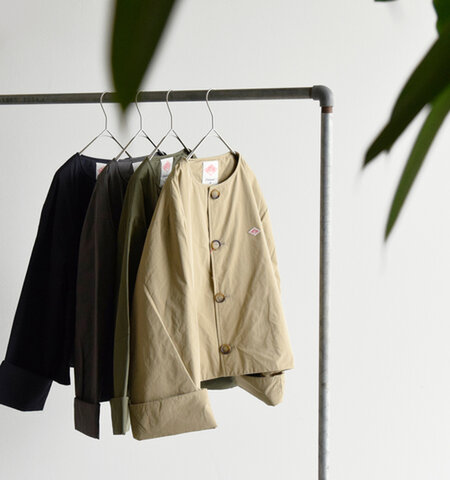 DANTON|ピーチタフタ インサレーション カラーレス ワイド ジャケット dt-a0462pnt-24aw-tr