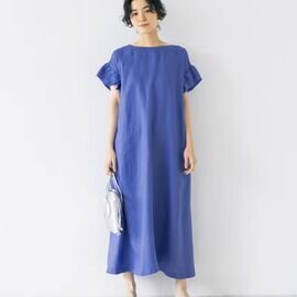 PONT DE CHALONS|【一枚でスタイリングが決まる】NEWリネンフリル袖ワンピース