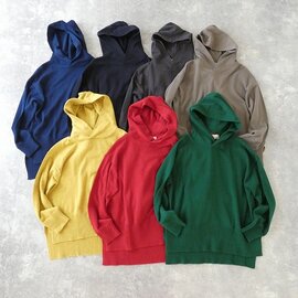 mao made|やわらかコットン 異ゲージリブオトナのためのニットパーカー(541109)