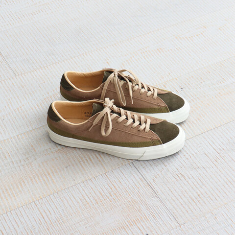 ASAHI｜BELTED LOW SUEDE - OLIVE/TAUPE