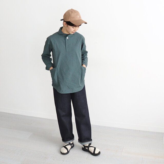 グリーン / M 着用、モデル身長:165cm