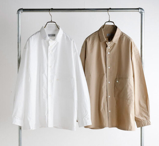nisica|nisica ニシカ NIS-1367 レギュラーカラーシャツ 無地 長袖