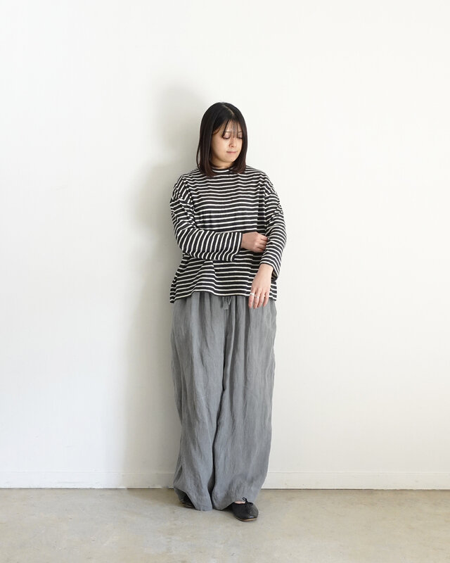 Model155㎝ CHARCOAL × IVORY着用