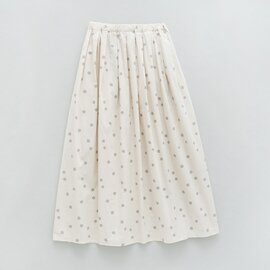 NATURAL LAUNDRY|オンブルドット タックスカート | 7264S-004