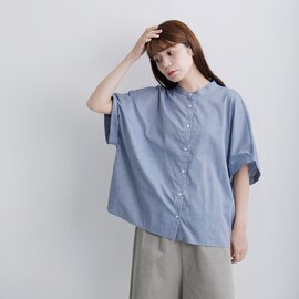 MidiUmi|コットン シャンブレー ワイド シャツ 2-730231