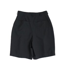 VU｜VU ヴウ wide short pants [BLACK] ワイドショートパンツ vu-s24-p02