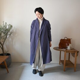 sisam|羽織るだけでサマになるガーゼローブ【アウター】【羽織り】 / ダブルガーゼ リラックスローブ