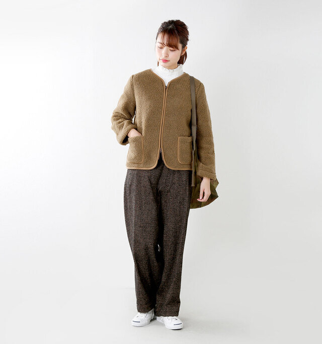 model kanae:167cm / 48kg
color : bark / size : XXXS