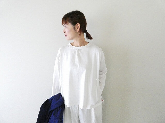 快晴堂|Girl's Tシャツ脇スリット衿ギャザーTシャツ(61C-34)