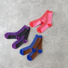 prit|バイカラーストライプソックス(00662)