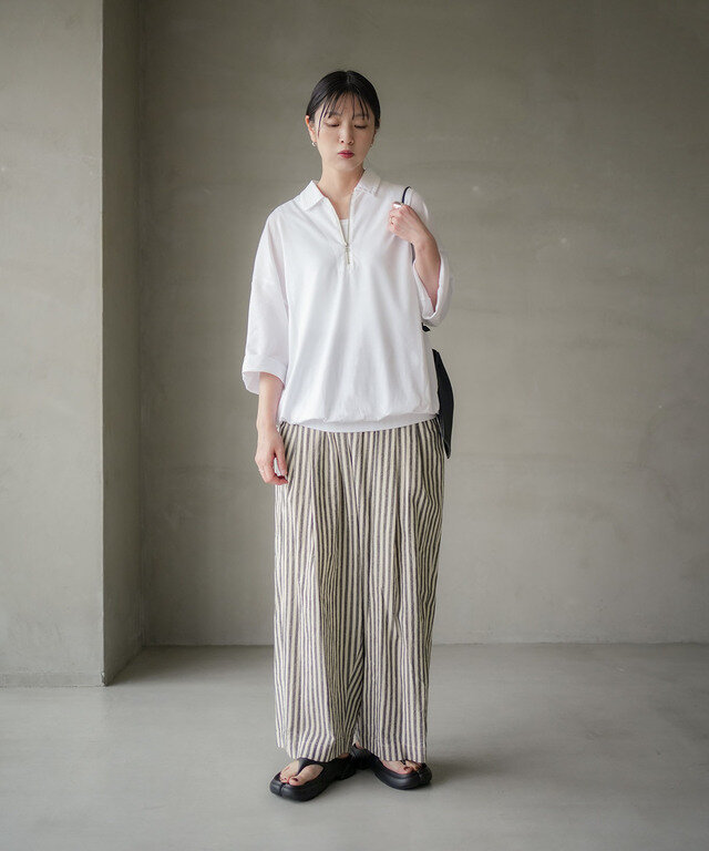 身長:165cm / 着用カラー:00 White / 着用サイズ:4
