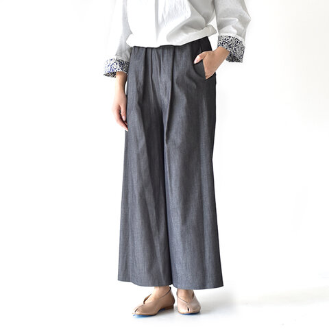 MARECHAL TERRE|6オンス デニム ギャザーワイドパンツ Denim Gather Wide Pants イージーパンツ ボトムス ZMT196PT298 マルシャル テル