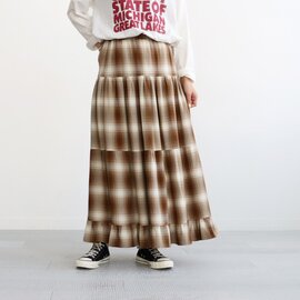 H｜Ombre Check Skirt