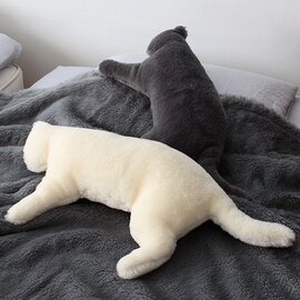 LOOM&SPOOL|SRN ウール猫抱き枕 ウールクッション 抱き枕 猫 枕 クッション SERENE