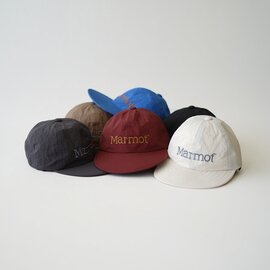 Marmot|ロングビルキャップ ロゴ ベースボールキャップ UVカット UPF50+ アウトドア 紫外線対策 帽子 Marmot Long Bill Cap MTSS25UHG205 マーモット