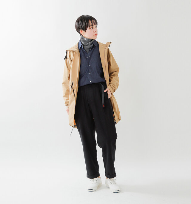 model saku:163cm / 43kg
color : black / size : S(メンズ)
