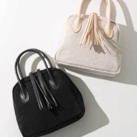TUTIE. × TIDEWAY|【TUTIE.×TIDEWAY】LINEN MOSS BOSTON XS /バッグ/bag/