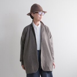 MUYA|チェックテーラードカラージャケット カタカナ別注/No.2641 for katakana